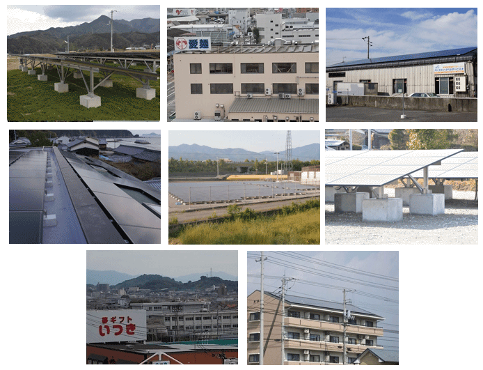 株式会社エコプラザ産業用太陽光発電施工実績