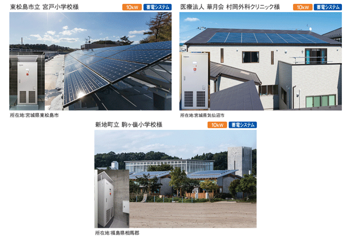 パナソニックの産業用太陽光発電＋蓄電池の施工事例