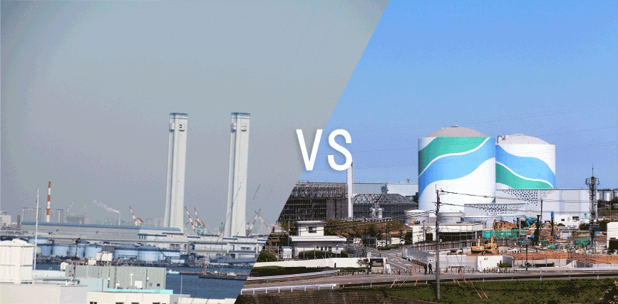 建設費ベースで比較する【原子力発電所】と【ガス火力発電所】