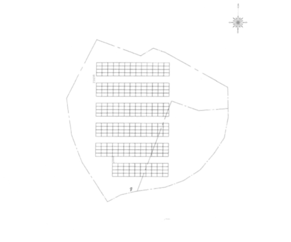 【21円】過積載82.5kW ローン可能 限定一区画 宮城県角田市 パネル設置図
