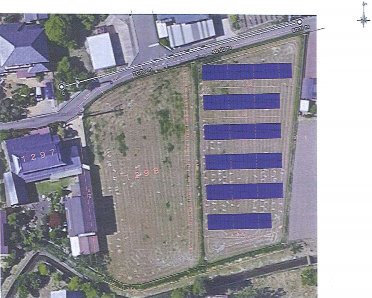 【21円】過積載68.26kW ローン可能 年収入約188万円 長野県長野市42 パネルレイアウト