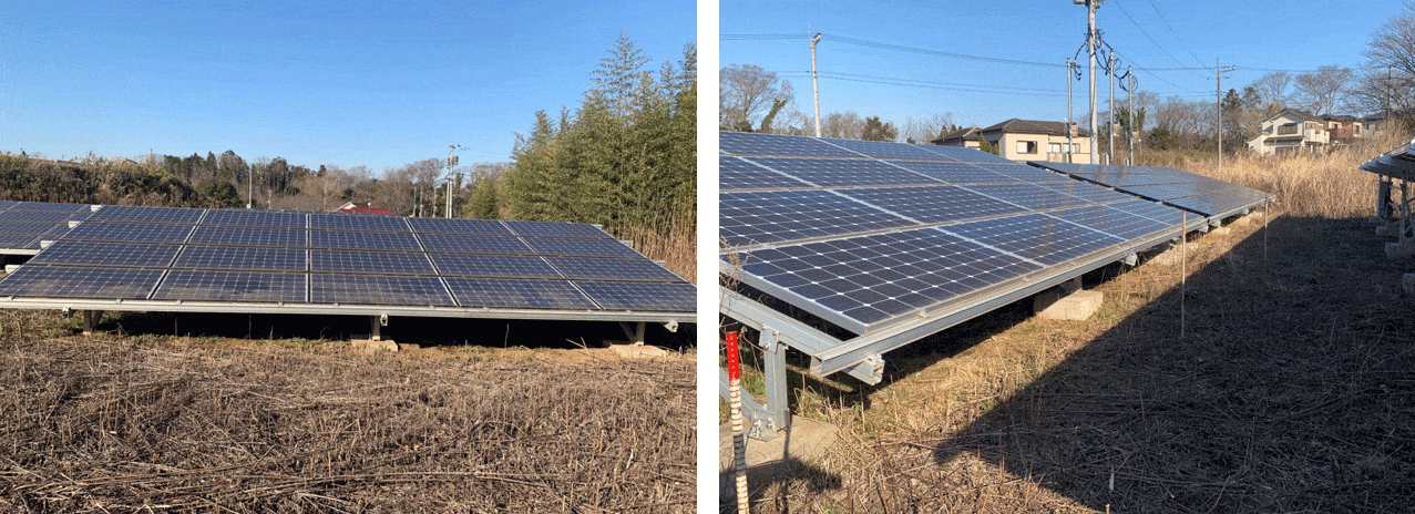 【中古36円・27円】低圧合計162kW ローン可能 3区画セット販売 千葉県八街市 現地写真