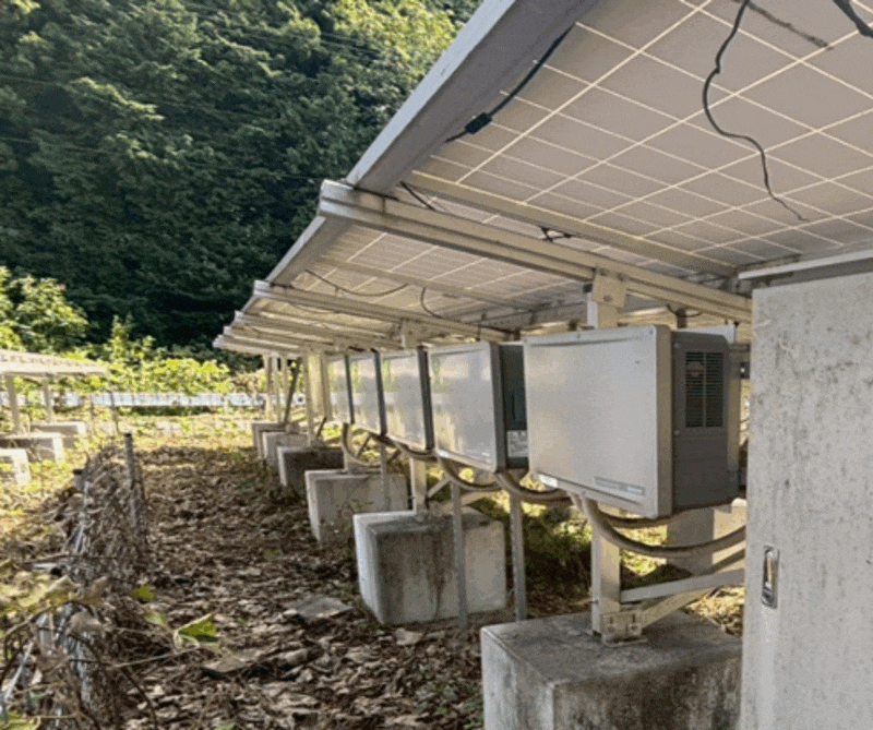 【中古32・36円】低圧合計71.82kW　2区画セット販売　表面利回り約　％　収益性抜群　年収入約1,765万円　岐阜県揖斐郡【2658-1,2】　現地写真