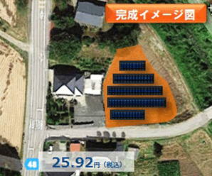 【21円】過積載98.82kW 出力抑制なし ローン可能 茨城県那珂市A448土地付き分譲太陽光発電物件