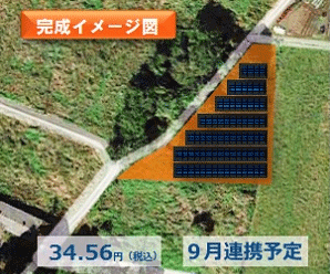 【24円】過積載76.86kW 出力抑制なし ローン可能 栃木県那須烏山市B029土地付き分譲太陽光発電物件
