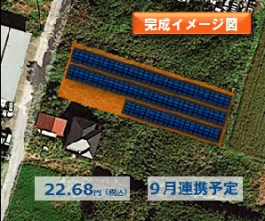 【24円】過積載76.86kW 出力抑制なし ローン可能 栃木県那須烏山市B029土地付き分譲太陽光発電物件