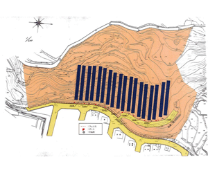 【24円】低圧49.2kW Qセルズ製 充実の補償内容 和歌山県田辺市土地付き分譲太陽光発電物件