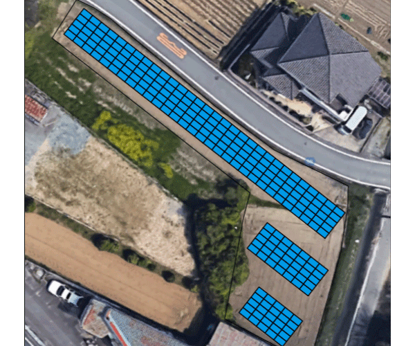 【18円】過積載102.6kW ローン可能 年収入約195万円 三重県北牟婁郡紀北LA工区土地付き分譲太陽光発電物件