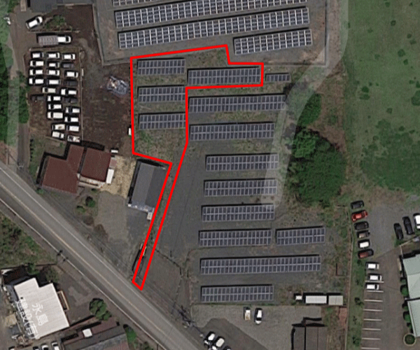 【24円】低圧37.92kW ローン可能 出力抑制なし 群馬県桐生市3土地付き分譲太陽光発電物件