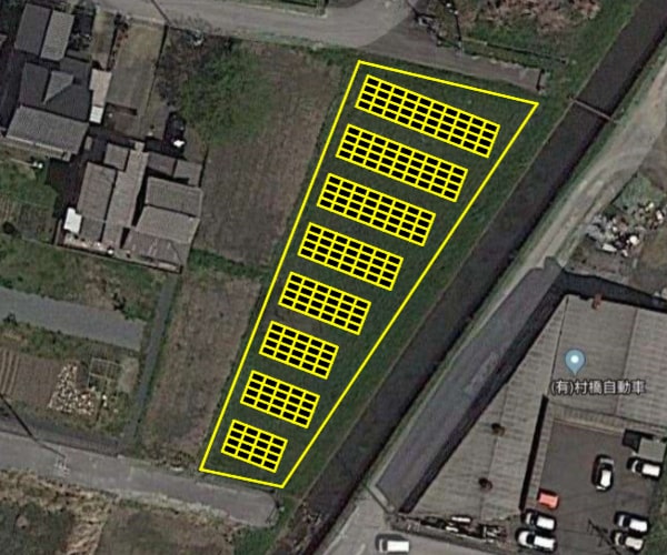 【14円】低圧62.64kW　ローン可能　年収入約118万円　岐阜県山県市土地付き分譲太陽光発電物件