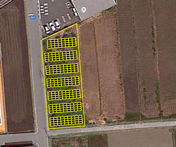 【14円】過積載89.28kW ローン可能 年収入約156万円 三重県伊勢市⑨土地付き分譲太陽光発電物件