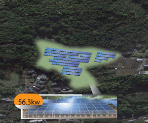 【36円・連系済み】鹿児島県南さつま市 54.6kW 8区画一括土地付き分譲太陽光発電物件