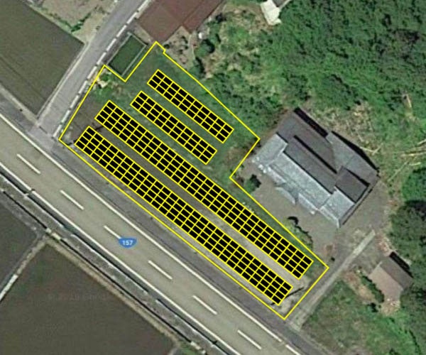 【14円】過積載66.96kW ローン可能 年収入約126万円 岐阜県各務原市鵜沼大伊木町①土地付き分譲太陽光発電物件