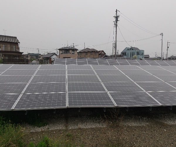 【中古36円】低圧57.35kW　限定一区画　年収入約285万円　愛知県江南市1土地付き分譲太陽光発電物件