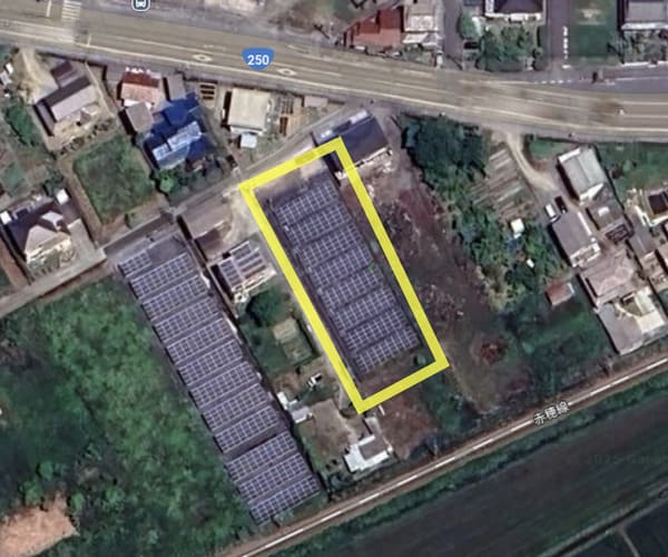 【中古32円】過積載72.0kW　ローン紹介可能　年収入約313万円　兵庫県赤穂市土地付き分譲太陽光発電物件