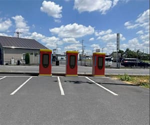 【EV充電器】金融機関紹介あり　一括償却可能　最大出力240kW　想定利回り32.17％　埼玉県久喜市【1190-1,2,3】