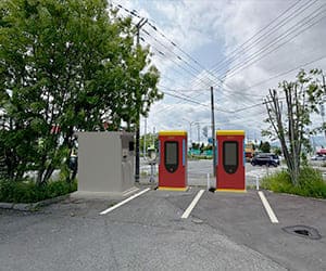 【EV充電器】金融機関紹介あり　一括償却可能　最大出力240kW　想定利回り30.22％　北海道苫小牧市【998-1,2,3】