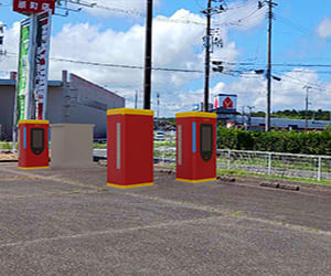 【EV充電器】金融機関紹介あり　一括償却可能　最大出力240kW　想定利回り14.92％　福島県南相馬市【1188-1,2,3】