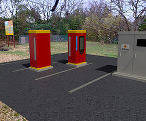 【EV充電器】金融機関紹介あり　一括償却可能　最大出力240kW　想定利回り20.03％　福岡県田川市【1057-1,2】