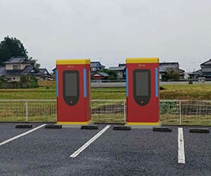 【EV充電器】金融機関紹介あり　一括償却可能　最大出力240kW　想定利回り40.61％　栃木県宇都宮市【1257-1,2】