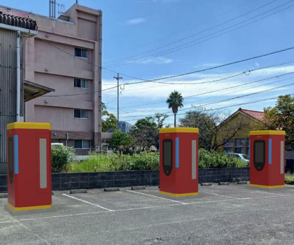 【EV充電器】金融機関紹介あり　一括償却可能　最大出力240kW　想定利回り19.72%　熊本県八代市【1242-1・2・3】