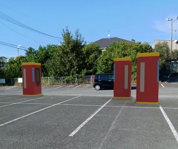 【EV充電器】金融機関紹介あり　一括償却可能　最大出力240kW　想定利回り27.02%　福岡県大牟田市【1241-1・2・3】