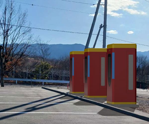 【EV充電器】金融機関紹介あり　一括償却可能　最大出力240kW　想定利回り17.12%　群馬県甘楽郡【1353-1・2・3】