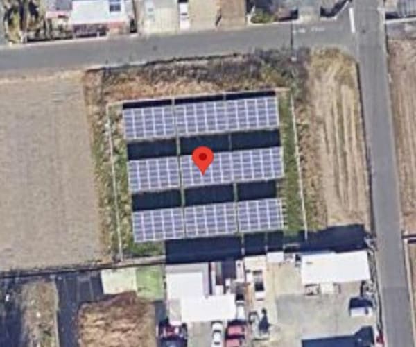 【中古27円】パネル総容量57.2kW　ローン利用可能　表面利回り約15.38％　年収入約223万円　静岡県浜松市土地付き分譲太陽光発電物件
